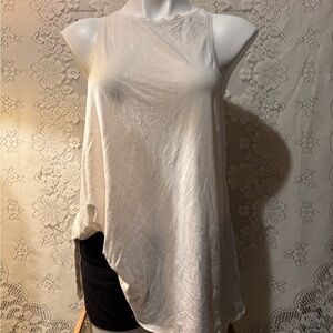 Lululemon white open back tank top